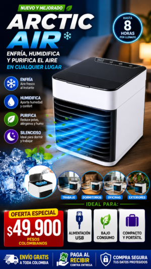 ❄️Aire Acondicionado Portátil Arctic Air Enfriador Personal